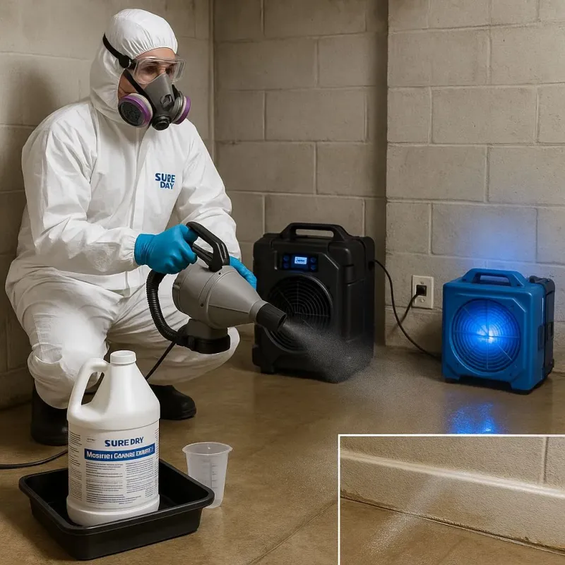 Sanitization and Odor Removal process in Moreno Valley, CA
