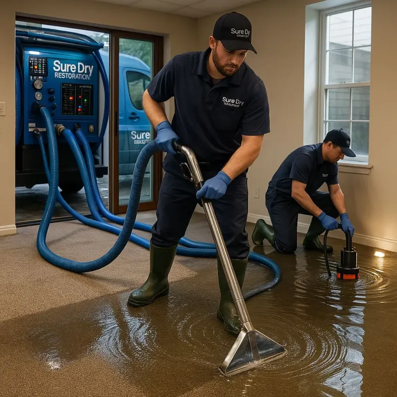 Water Extraction and Removal process in Moreno Valley, CA